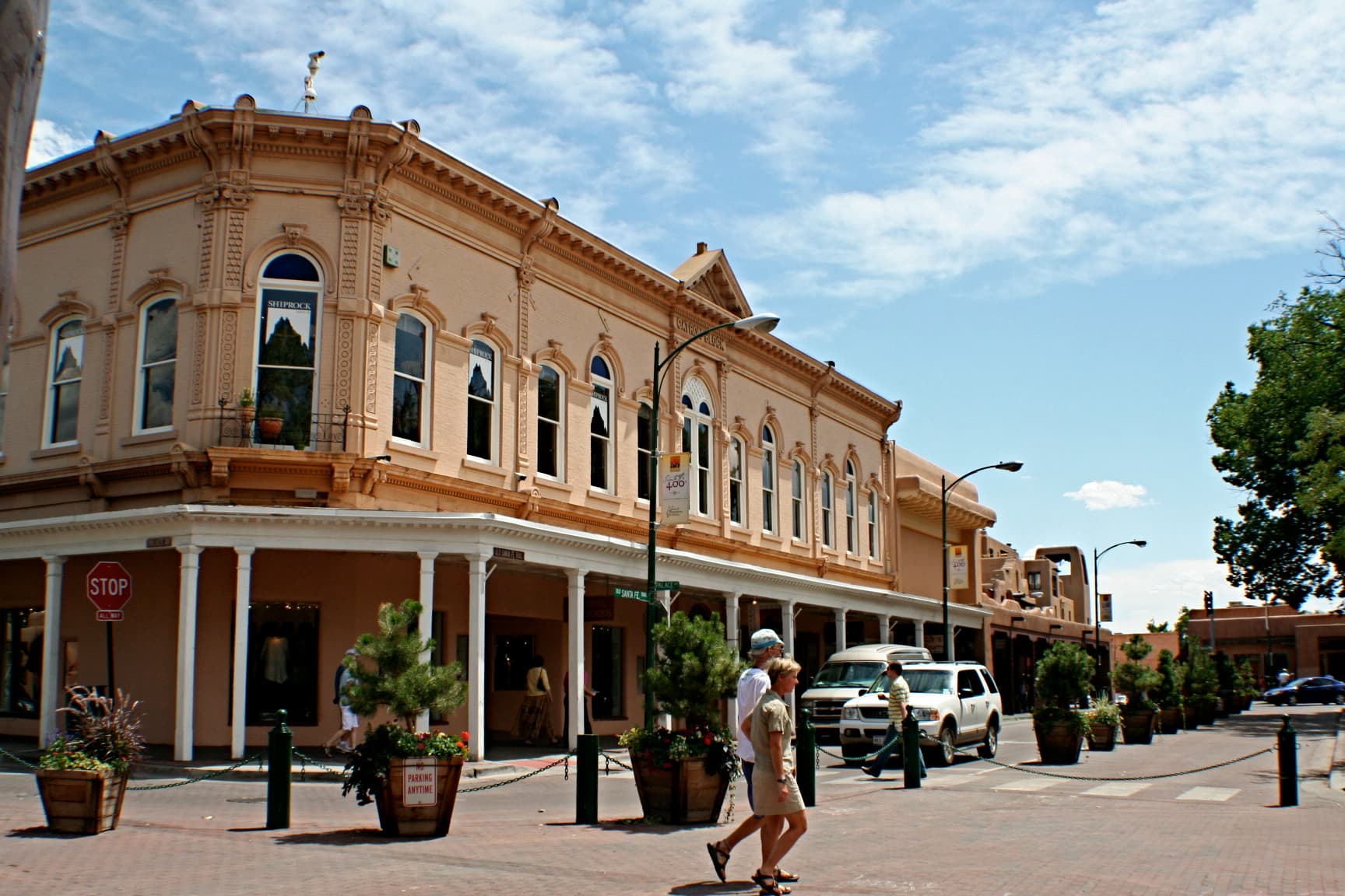 The historic Santa Fe Plaza — New Mexico