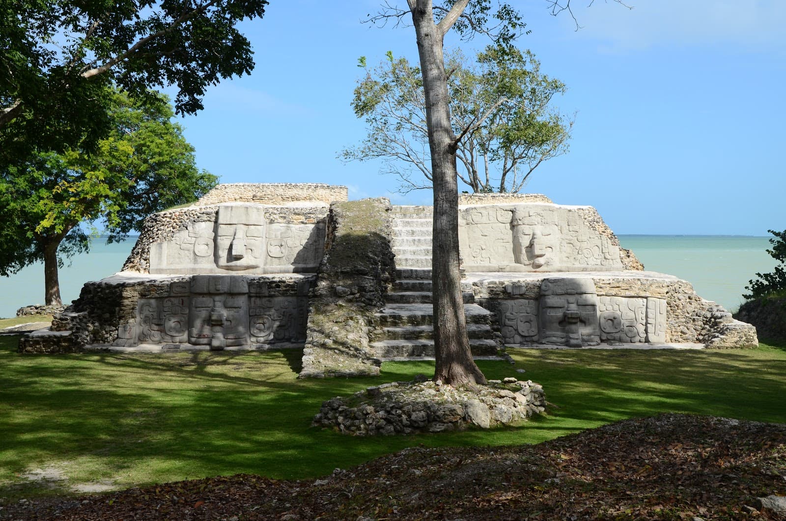 The Cerros Maya ruins on Corozal Bay — Corozal, Belize