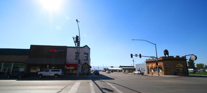 The town of Driggs in Teton Valley — Idaho