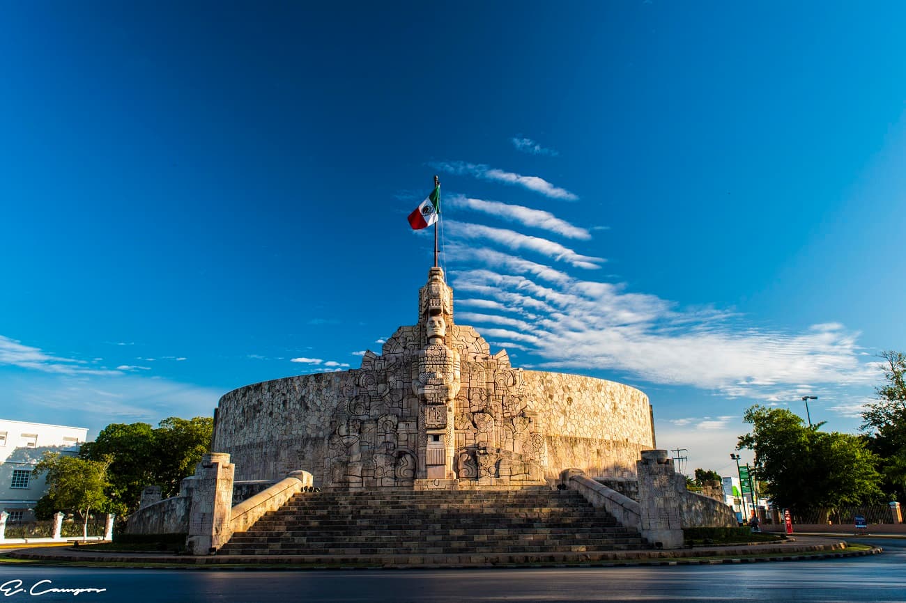 The Monumento a la Patria on the Paseo de Montejo — Mérida, Mexico
