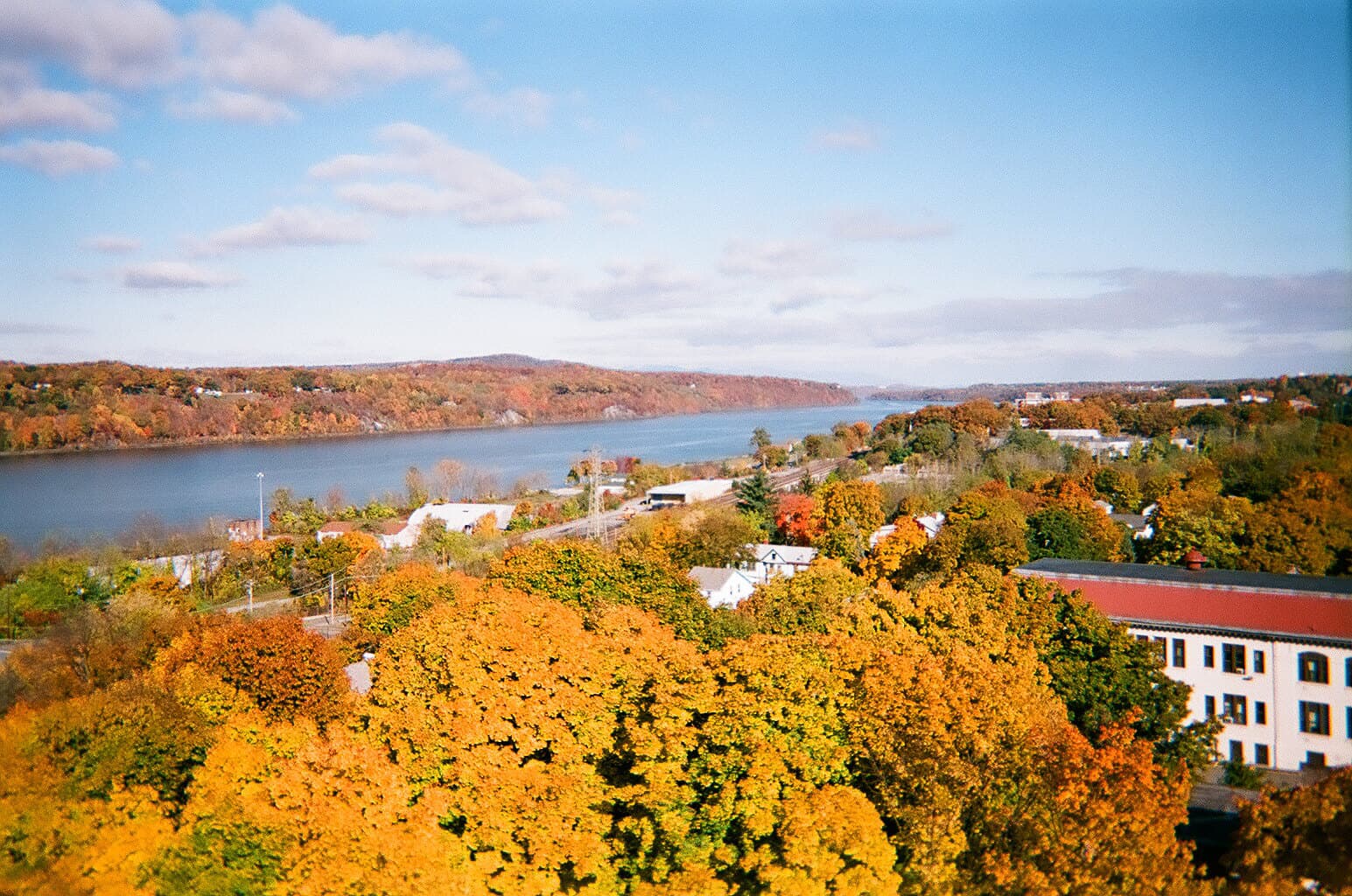 The Hudson River Valley in autumn color — New York