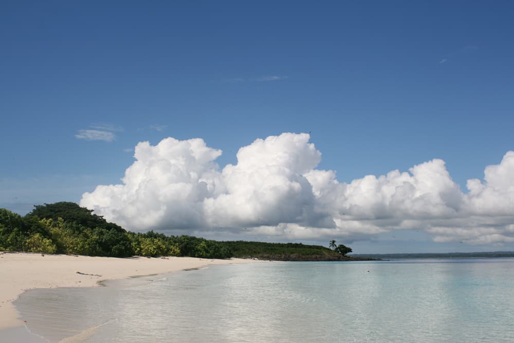 White sands of Playa Cirial on Isla Iguana, off Pedasí — Panama
