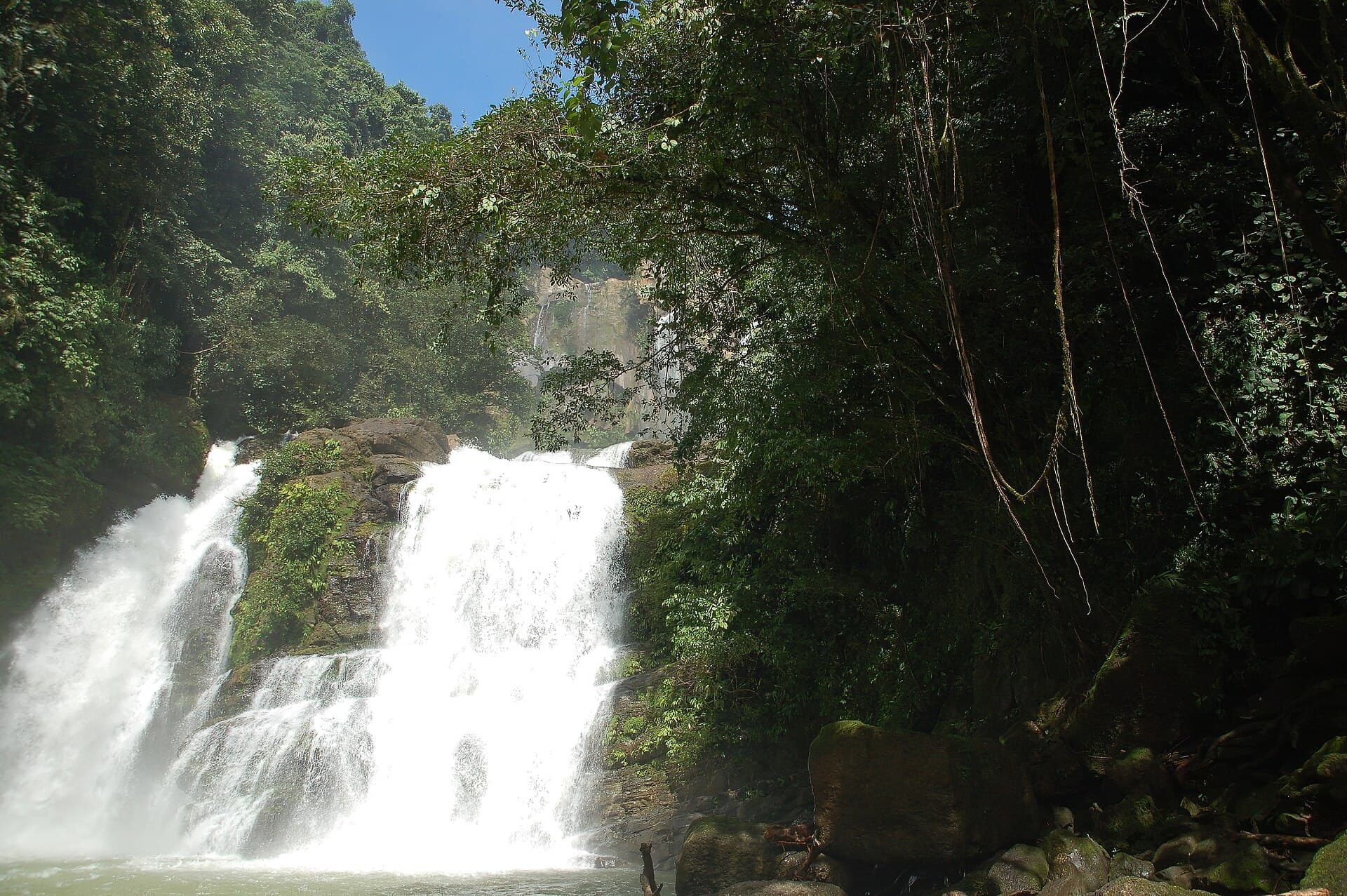 The Nauyaca Waterfalls in the hills above town — Dominical, Costa Rica